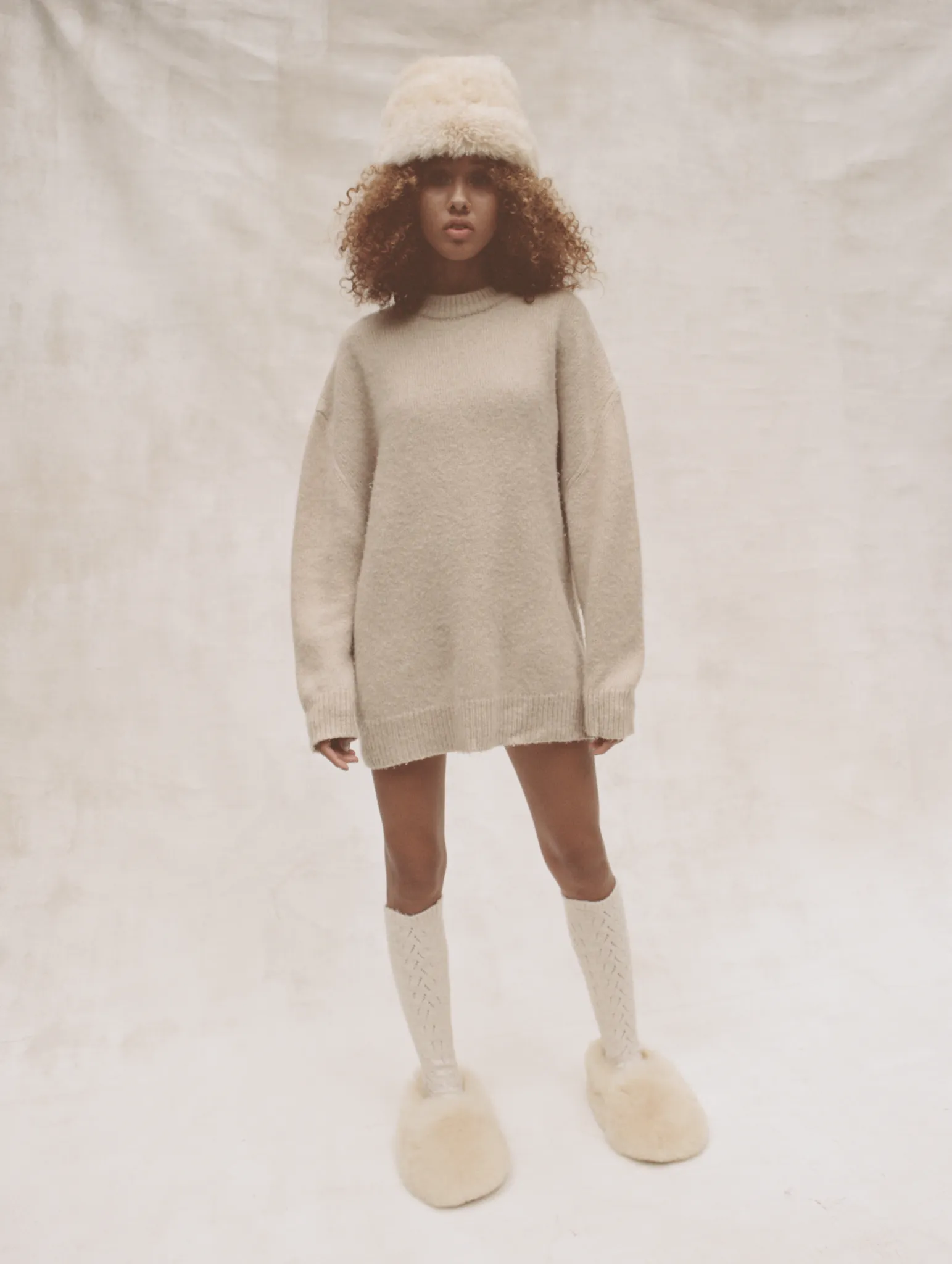 Cozy Alpaca Slipper