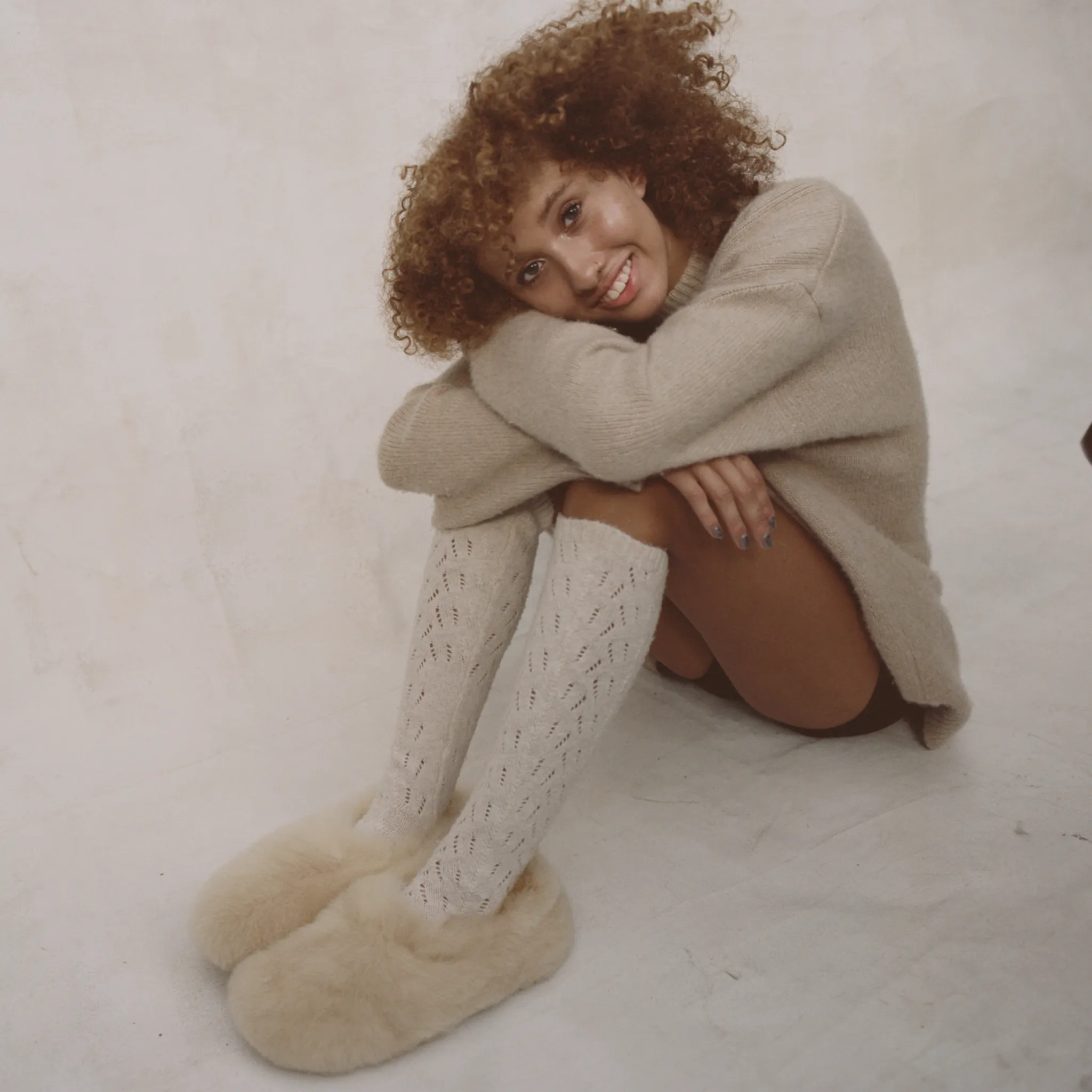 Cozy Alpaca Slipper