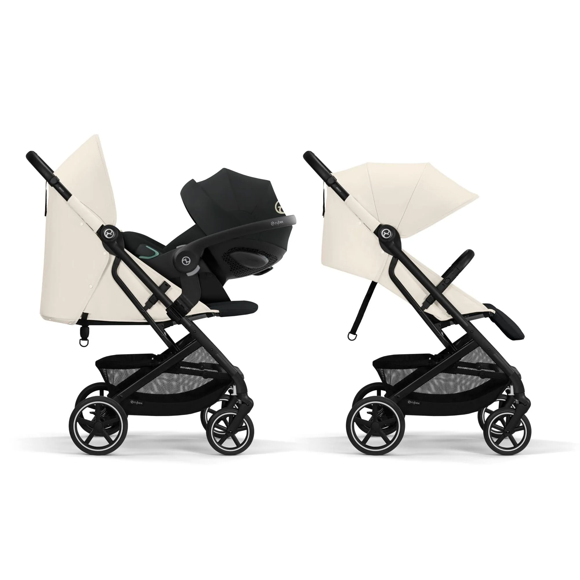 Cybex Beezy in Canvas White/Light Beige