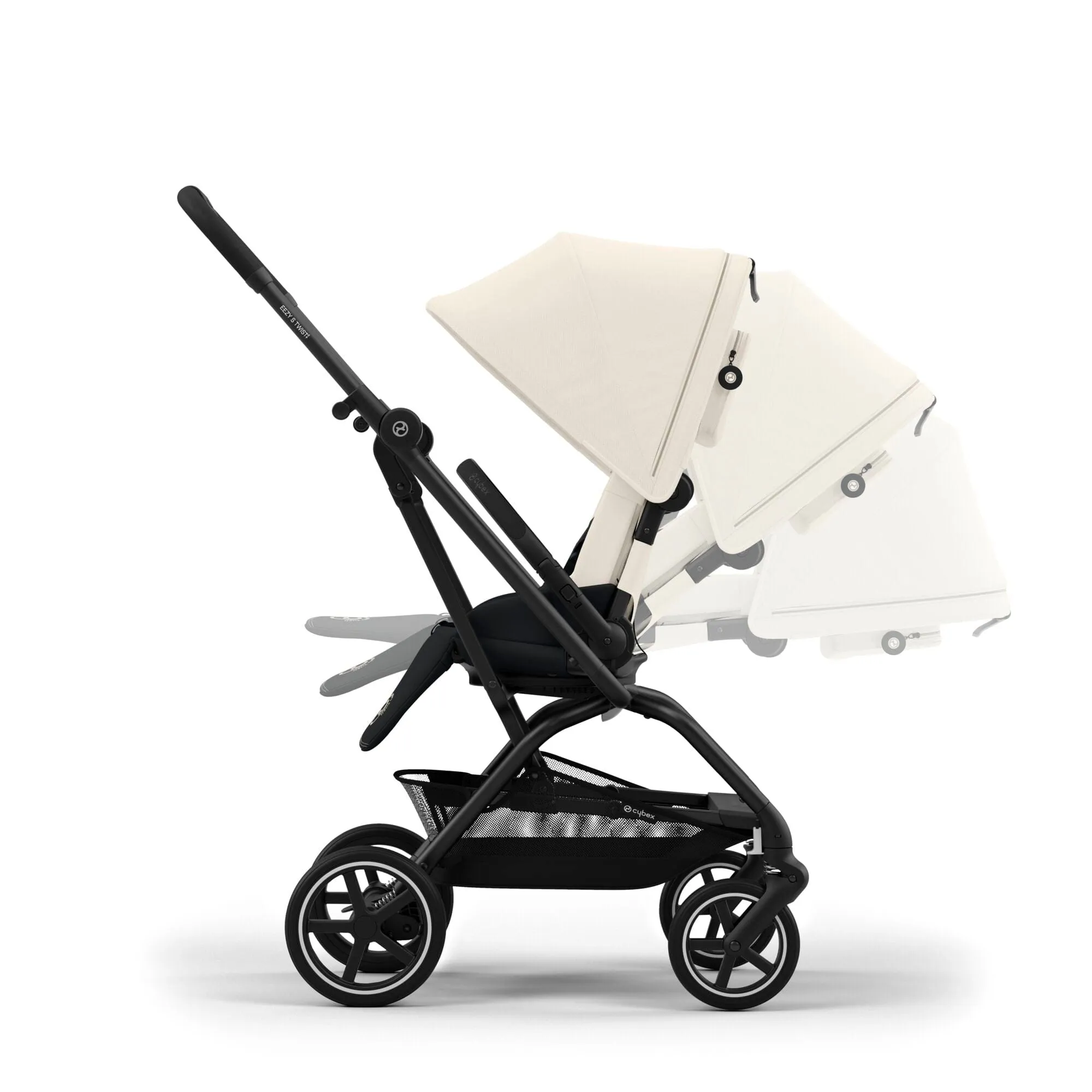 Cybex Eezy S Twist  2 in Canvas White/Light Beige