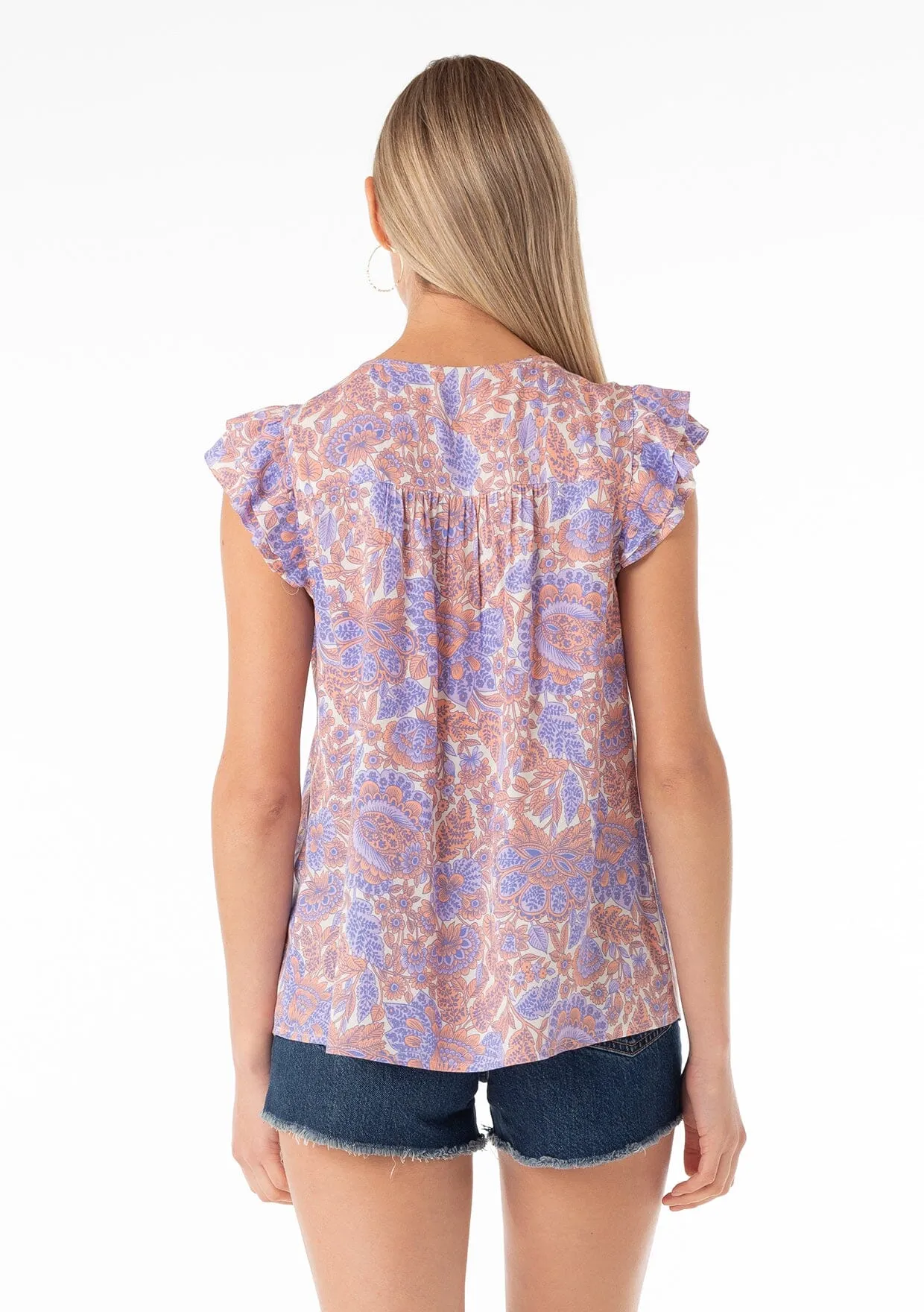 Darla Flutter Sleeve Top