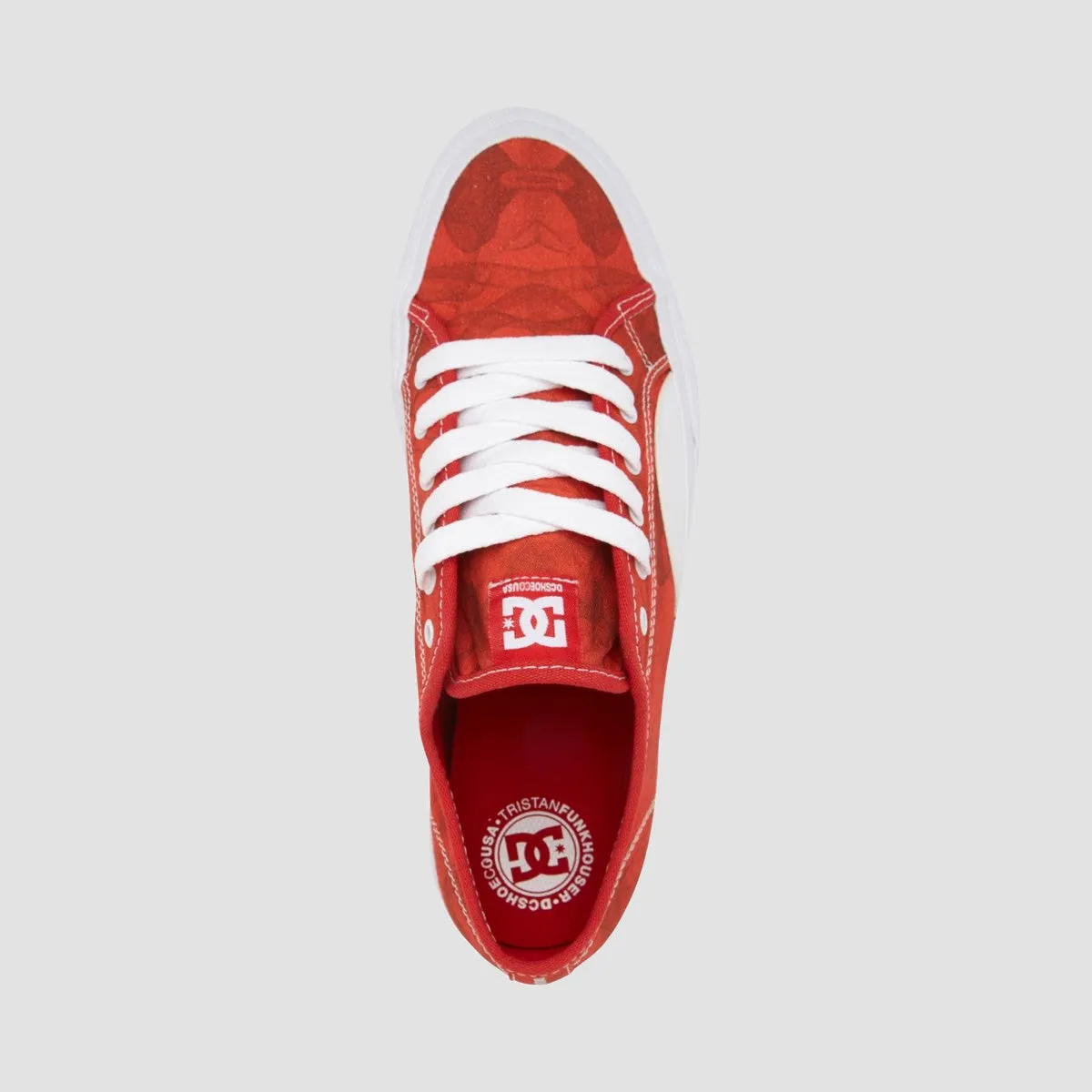 DC Manual S Evan Shoes - Red/White