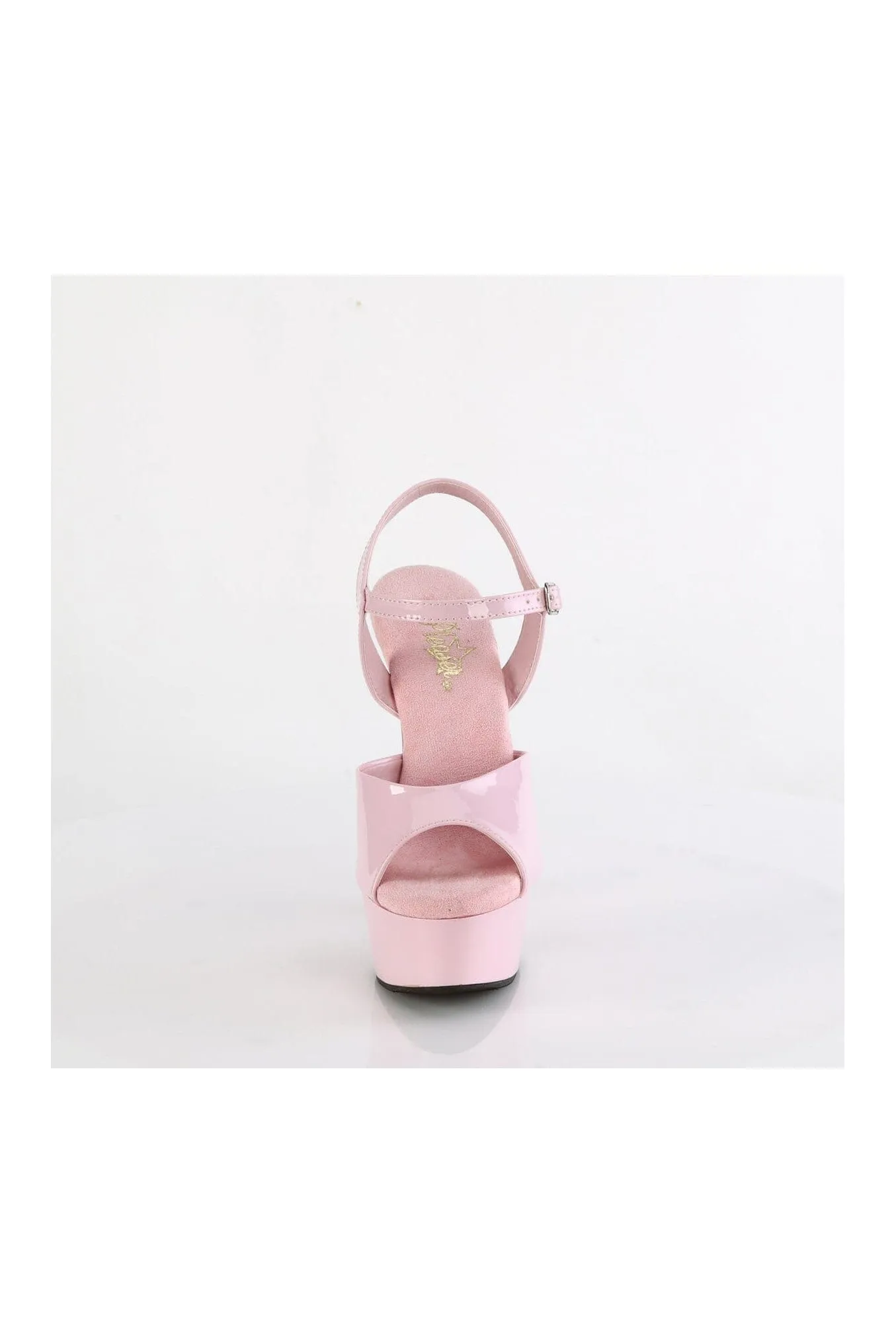 DELIGHT-609 Pink Patent Sandal