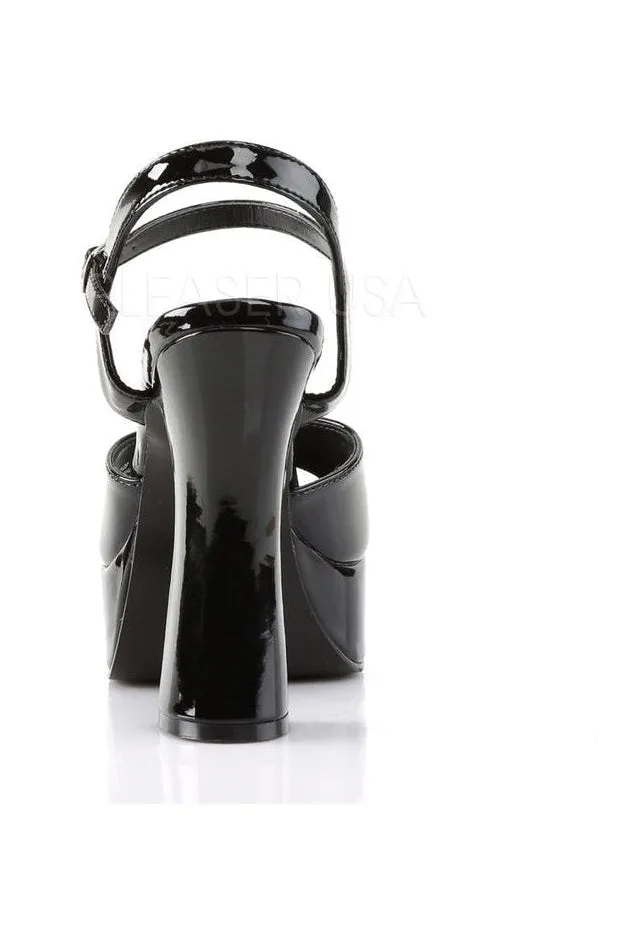 DOLLY-09 Sandal | Black Patent