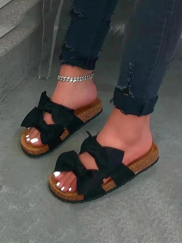Double Bow Slippers