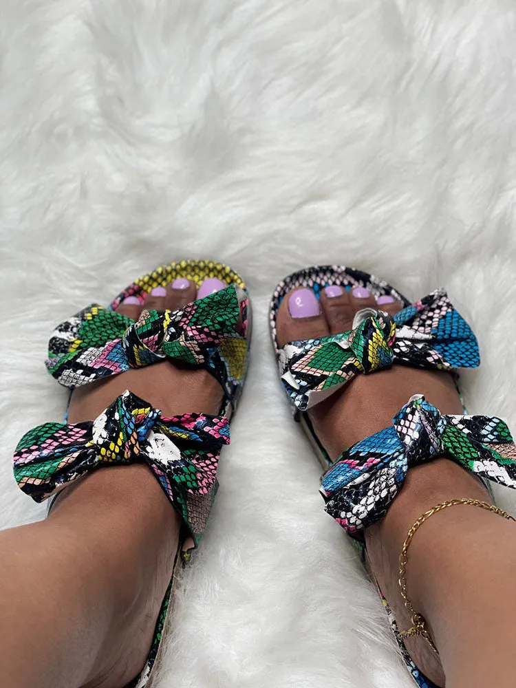 Double Bow Slippers