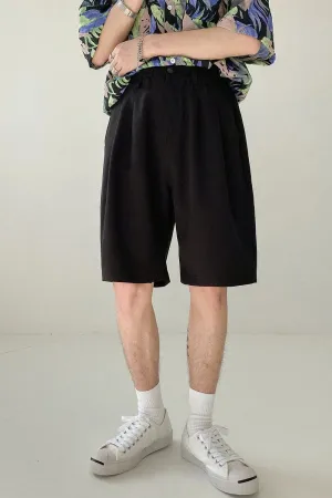 Elastic Waist Thin Casual Shorts