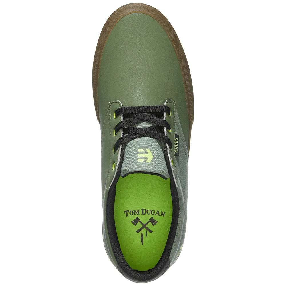 ETNIES JAMESON VULC BMX MTB FLAT SHOES [GREEN/GUM]