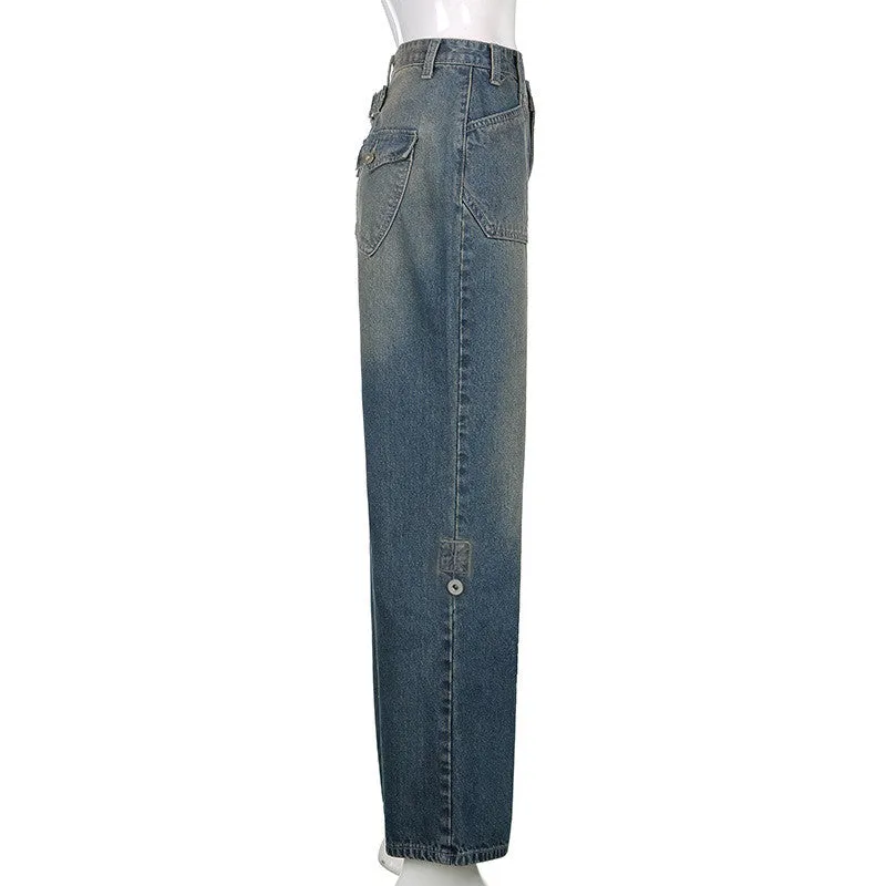 European American Retro Casual Jeans ER5818