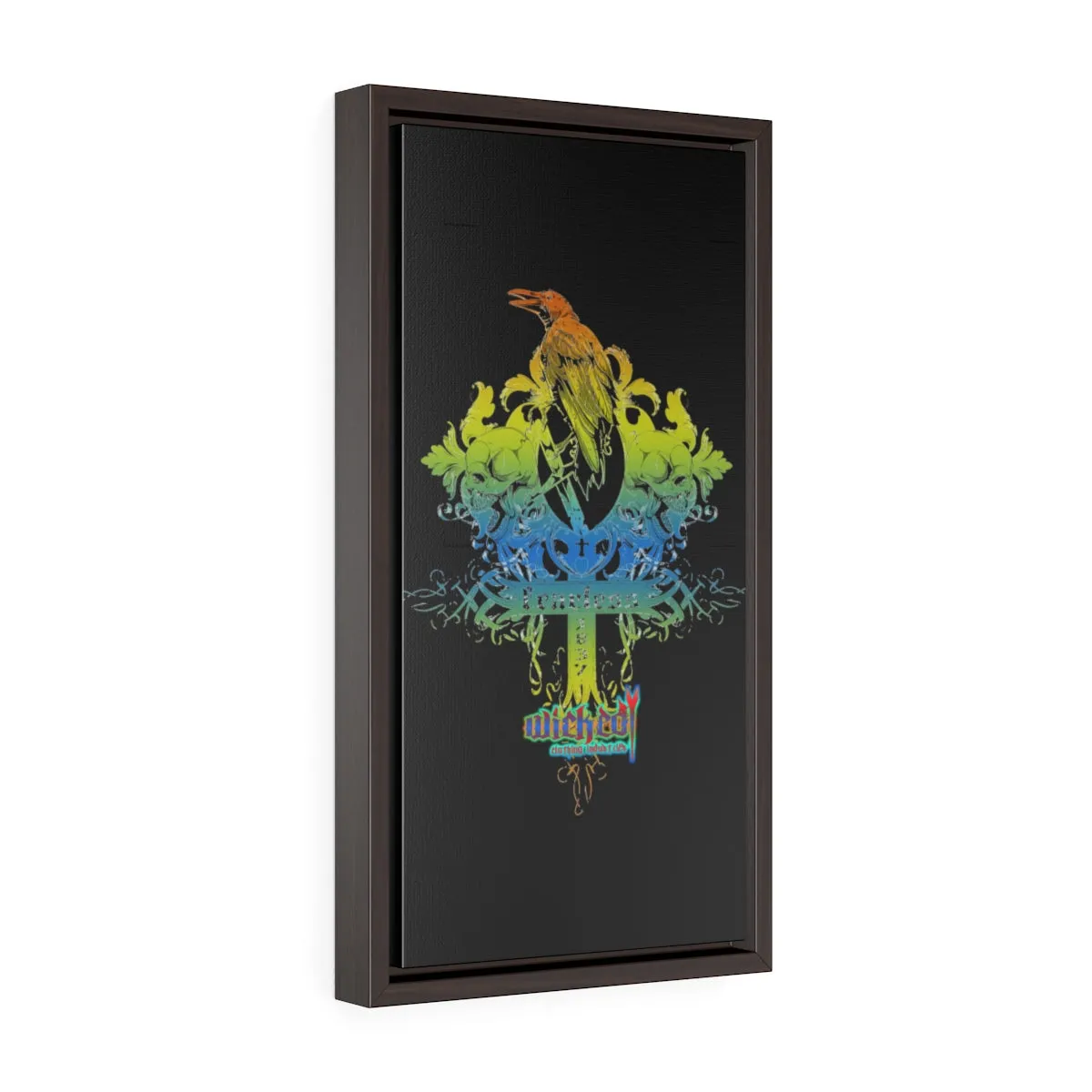 Fearless 2 /Vertical Framed  Wrap Canvas