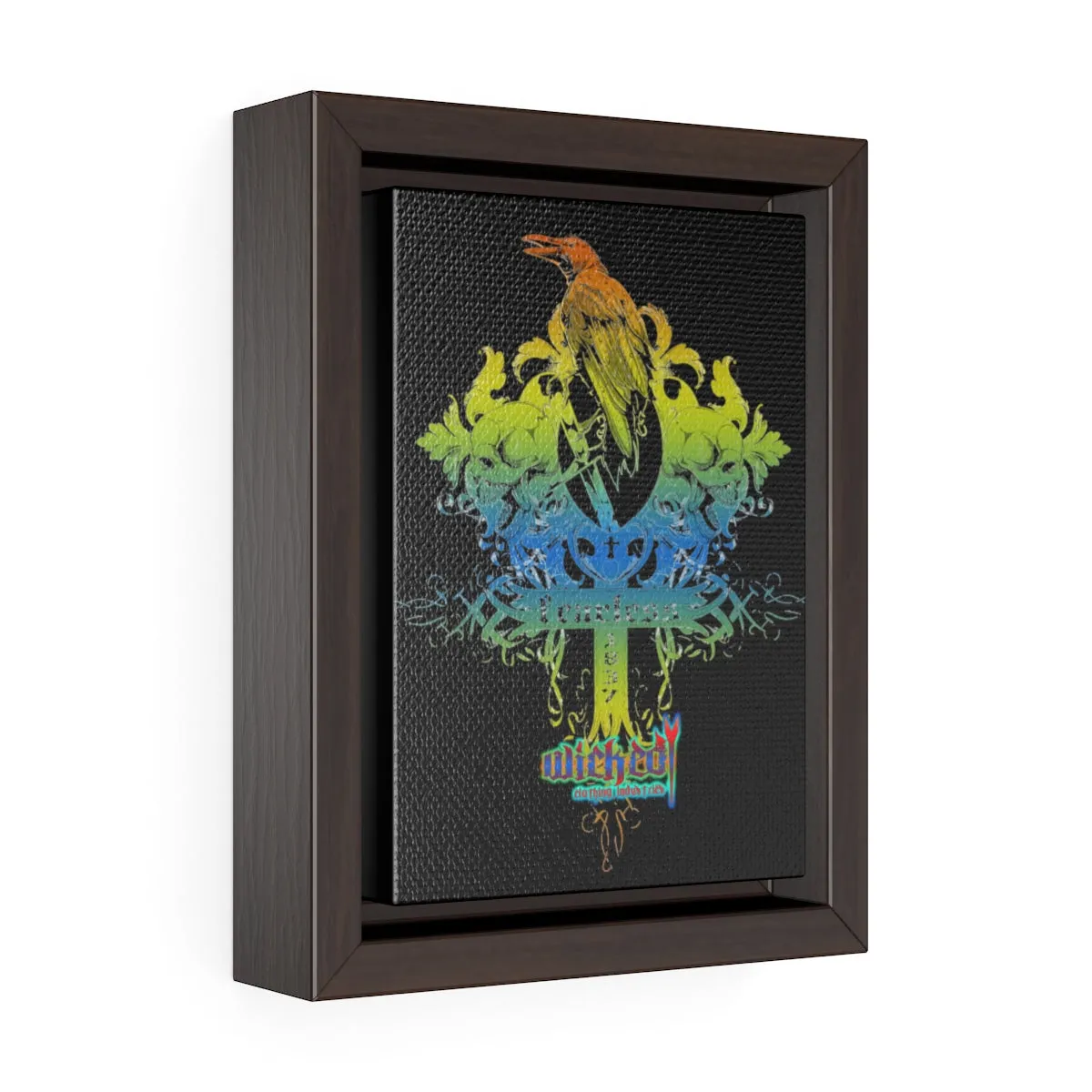 Fearless 2 /Vertical Framed  Wrap Canvas
