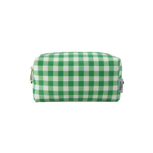 Fenella Smith London - Gingham Organic Canvas Box Makeup Bag