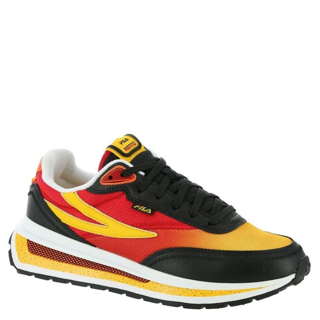 Fila Renno Mens Sneaker Black/FilaRed/Gold Fusion