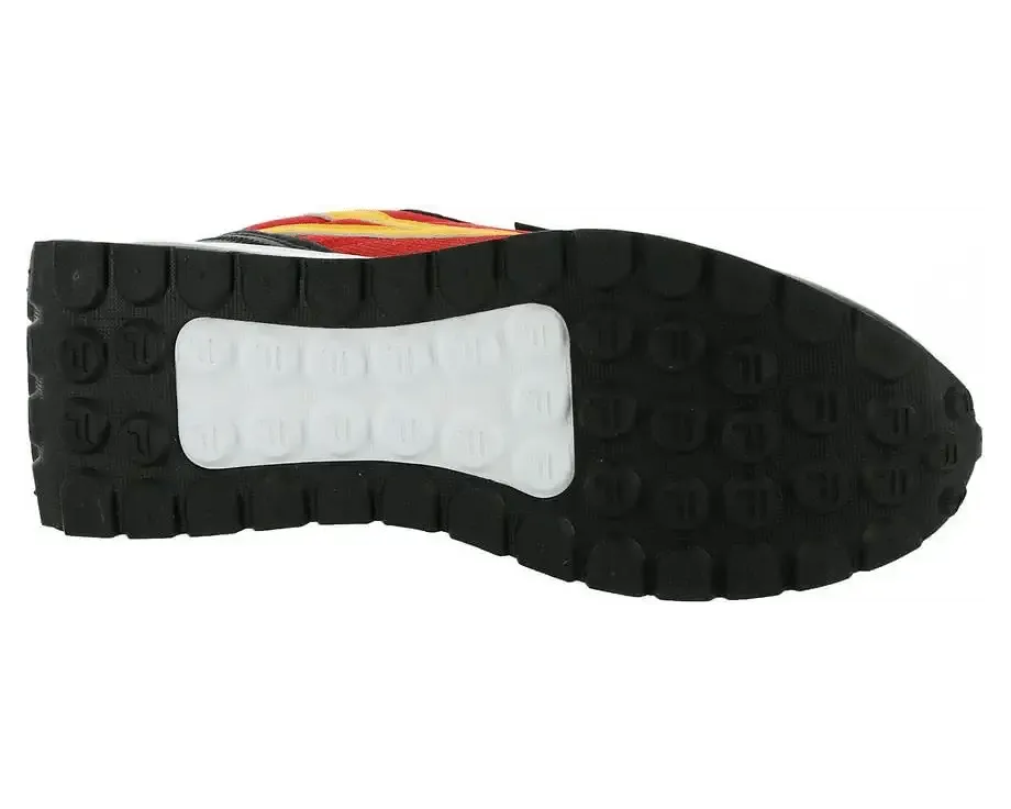 Fila Renno Mens Sneaker Black/FilaRed/Gold Fusion