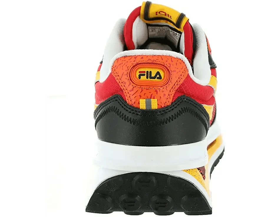 Fila Renno Mens Sneaker Black/FilaRed/Gold Fusion