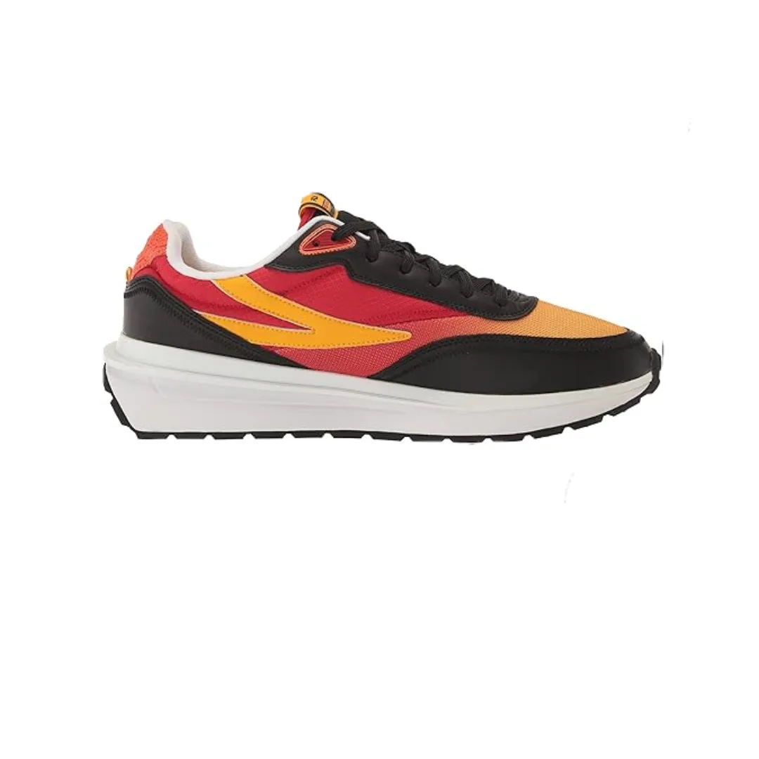 Fila Renno Mens Sneaker Black/FilaRed/Gold Fusion