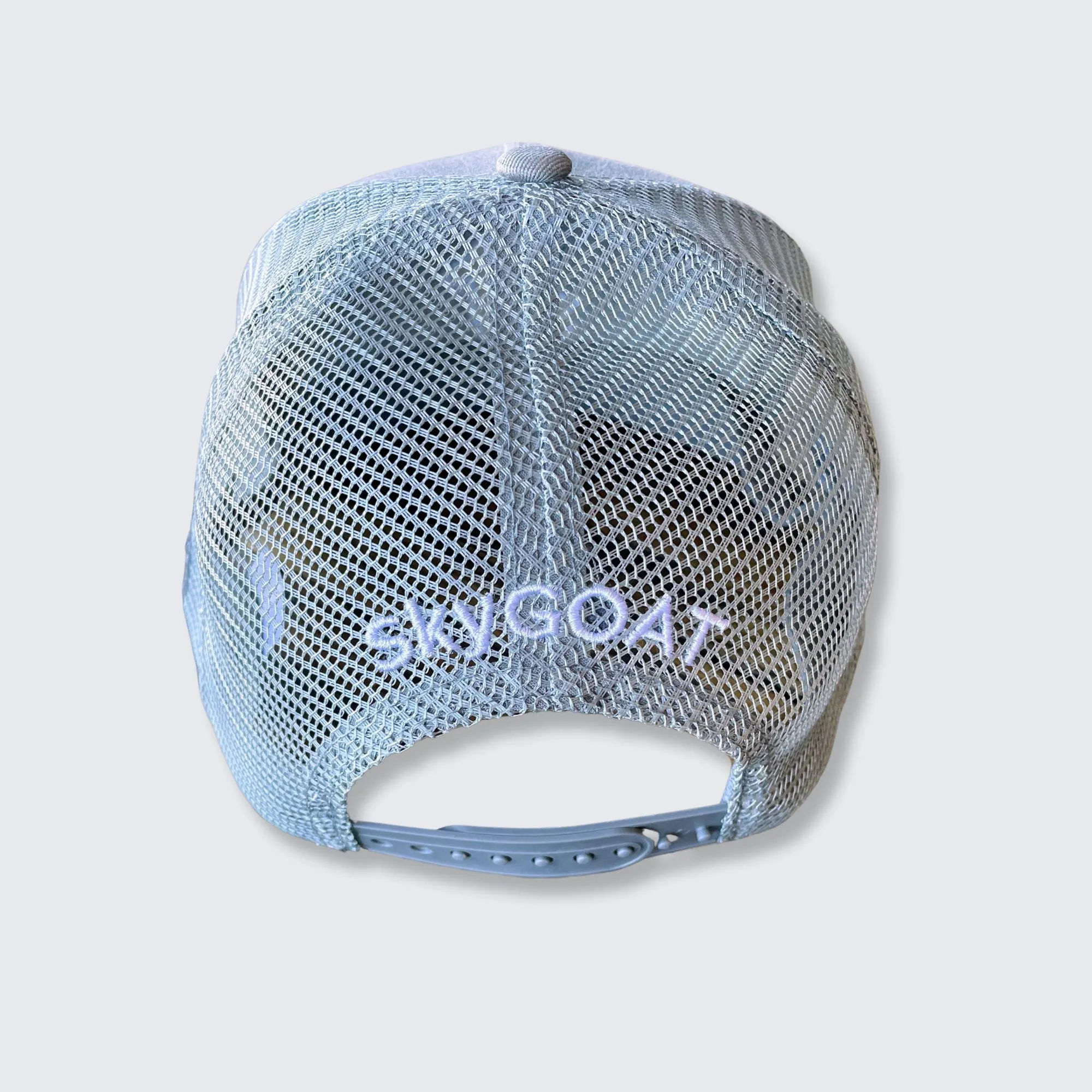Flat Bill Trucker Hat Mesh Back