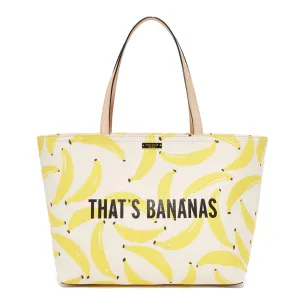Flights of Fancy That's Bananas Francis Canvas Tote Bag