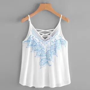 Floral Print Tank Top