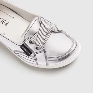 Frankie4 Sophie III Casual Flat - Silver Star