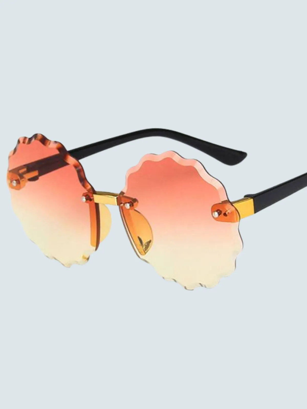 Girls Mirror Mirror Round Sunglasses