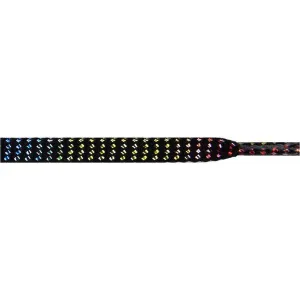 Glitter 1/4" Flat Laces - Colorful (1 Pair Pack) Shoelaces