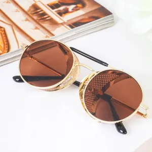 Gold Mesh Round Shades