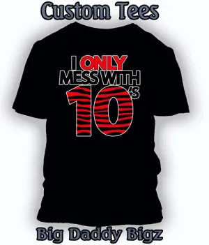 Graphic T-Shirt To Match Retro Air Jordan 10 Bulls Shoe