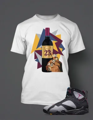 Graphic T Shirt to Match the Retro Air Jordan 7 Bordeaux Shoe