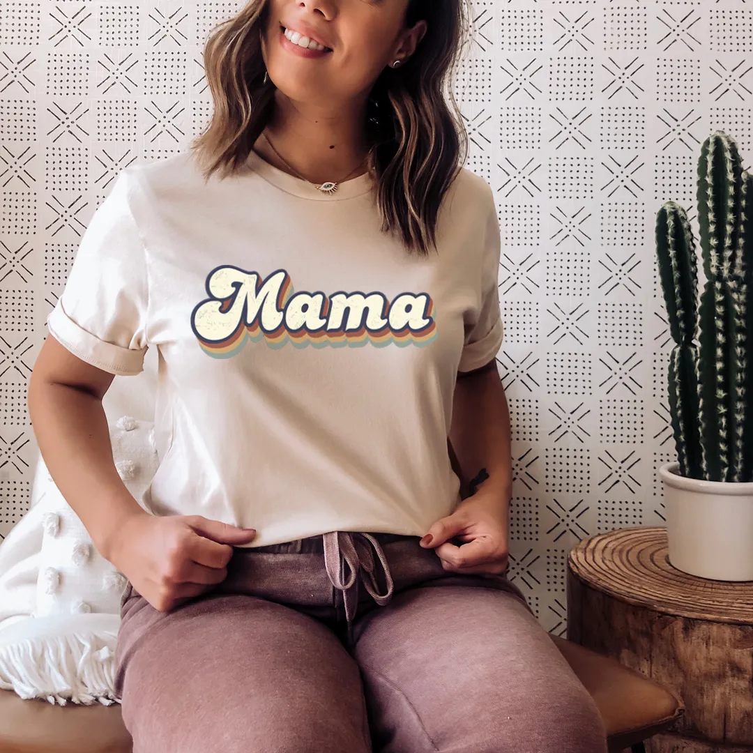 Graphic T-Shirts Mama Retro Tee
