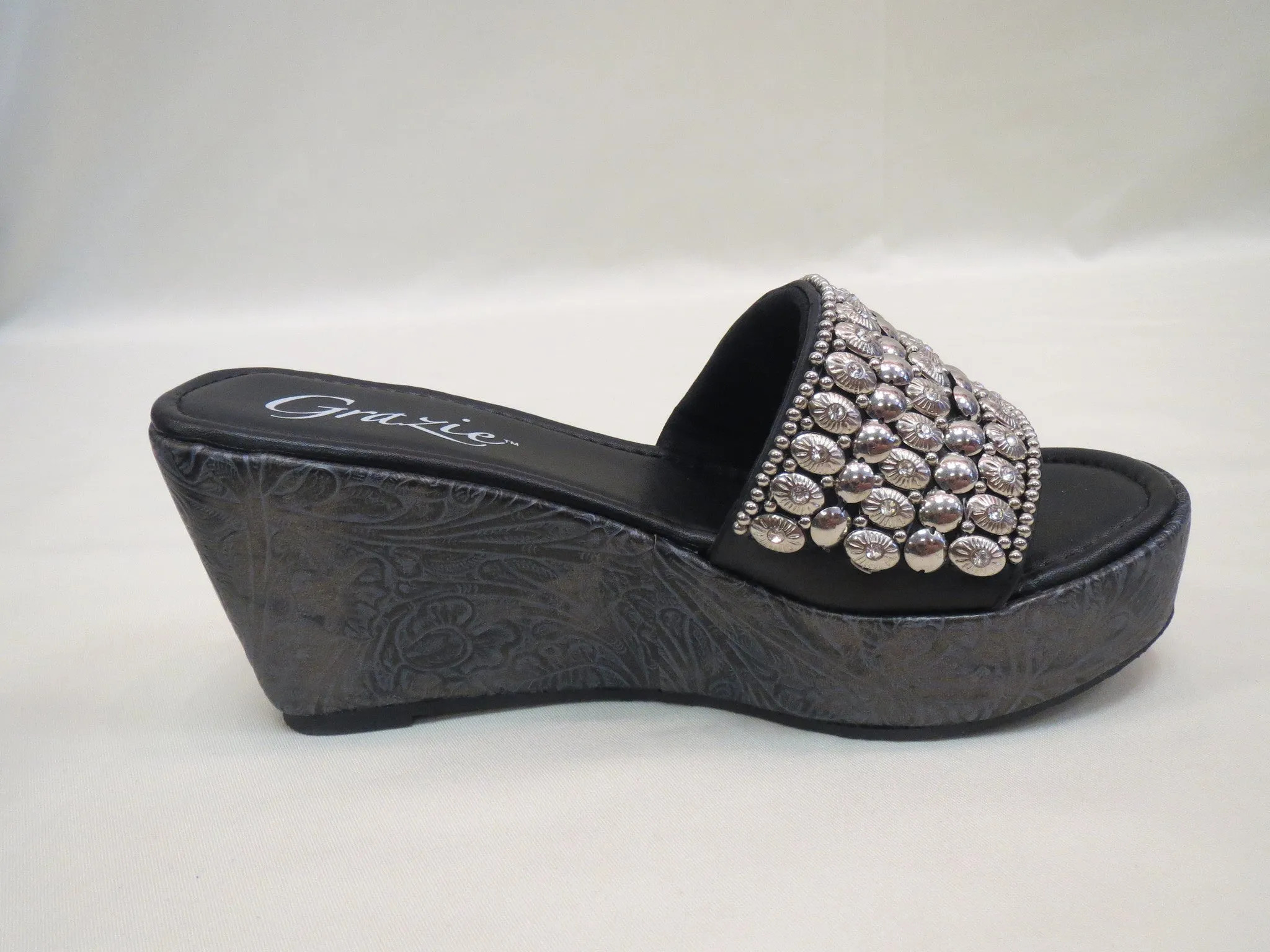 Grazie | Bracelet Sandal Black