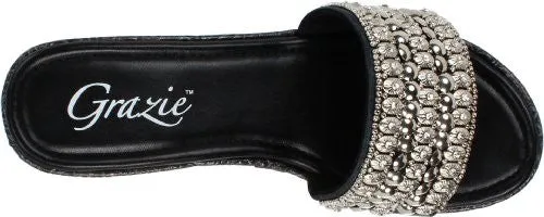 Grazie | Bracelet Sandal Black