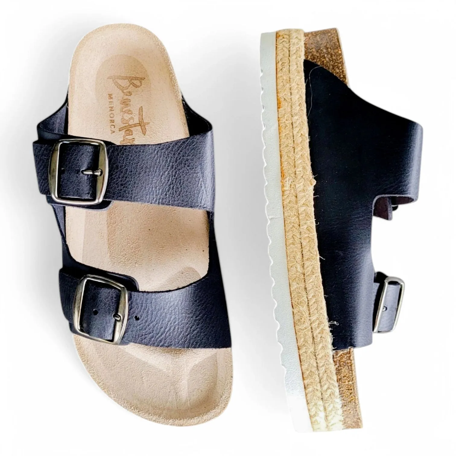Greco Black Platform | Arch Support Sandals