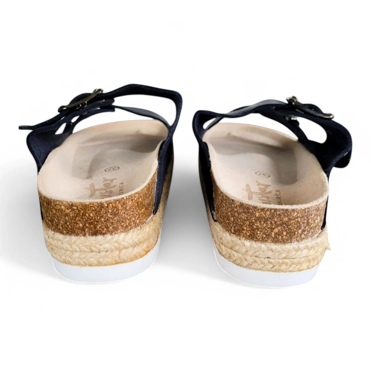 Greco Black Platform | Arch Support Sandals