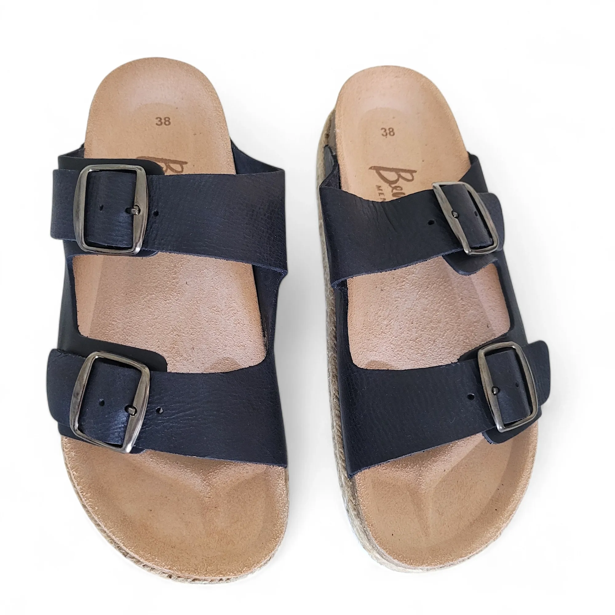 Greco Black Platform | Arch Support Sandals