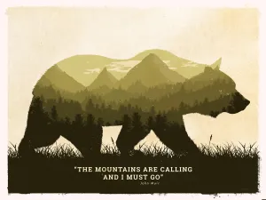 Grizzly Bear Poster