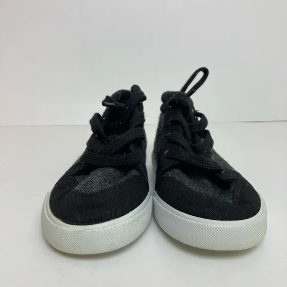 🌸Gymboree New Black &amp; Gray Lace Up Hightop Sneaker Shoes