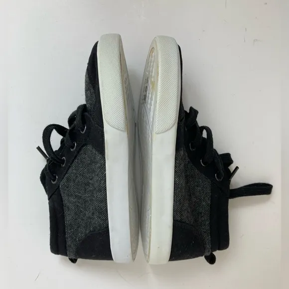 🌸Gymboree New Black &amp; Gray Lace Up Hightop Sneaker Shoes