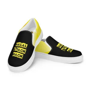 Halal Snack Pack - Sustainably Made Men’s slip-on canvas shoes