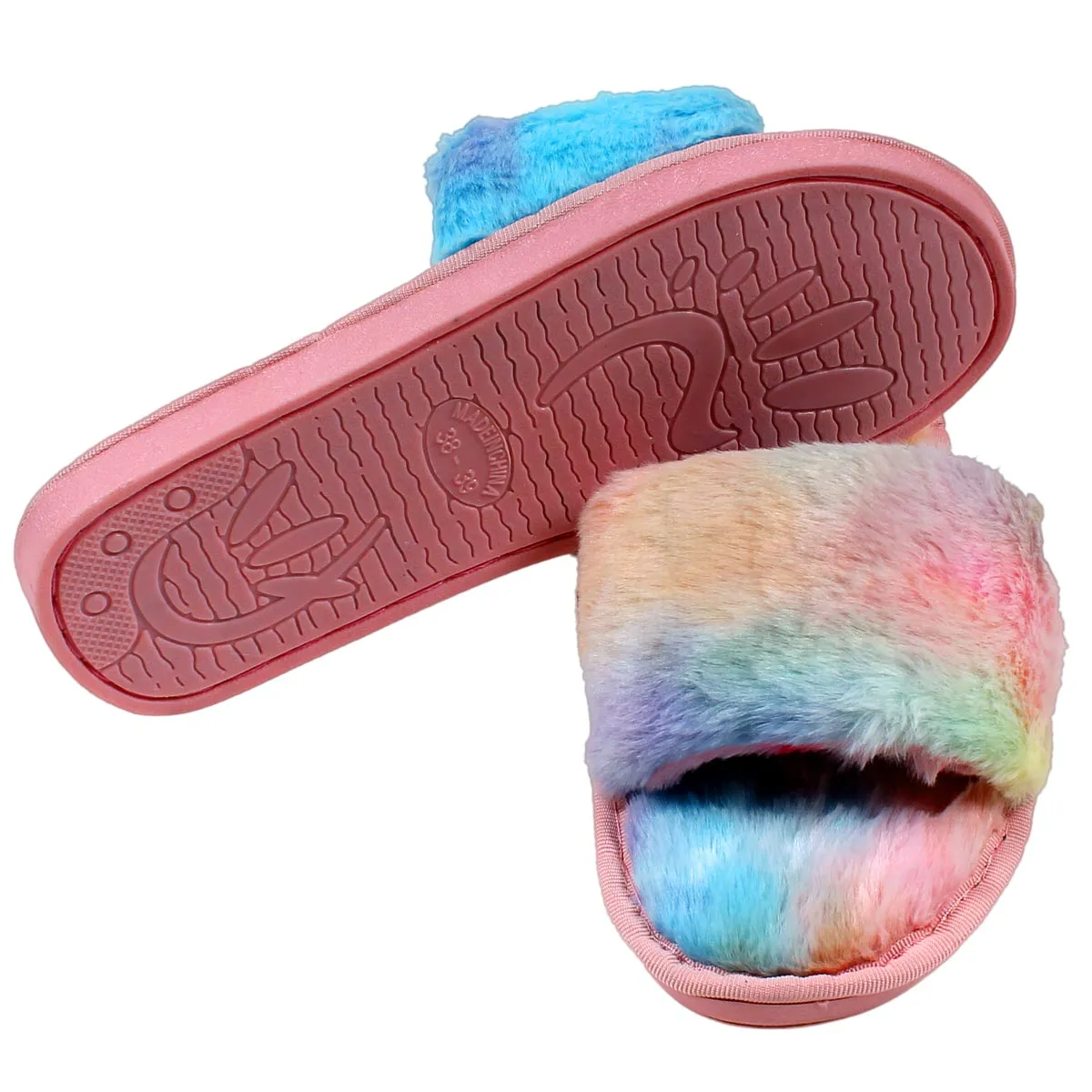 Halden Faux Fur Slippers by Nordic Fleece