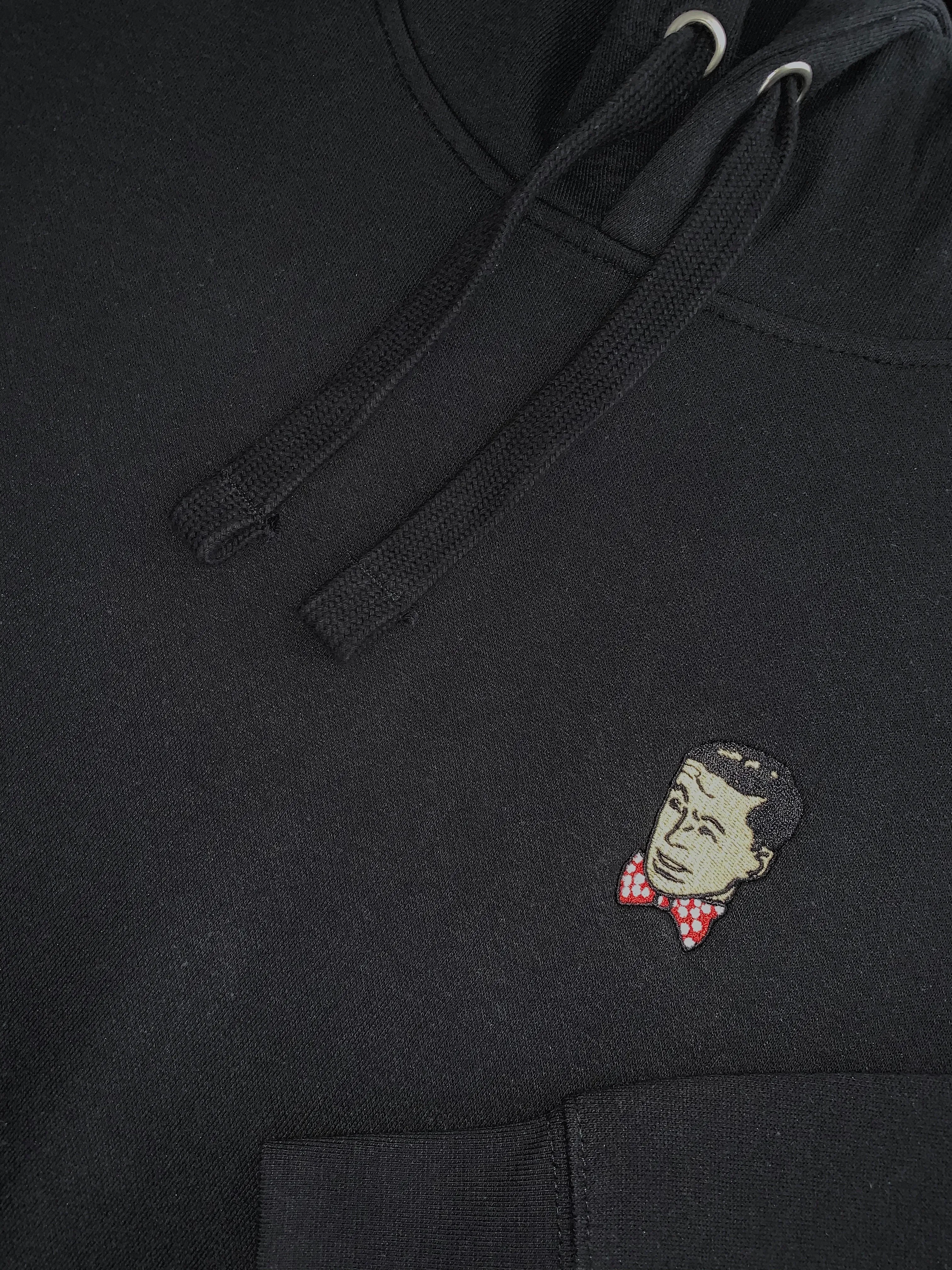 HANDSOMEBOY® MASON VARSITY HOODY - BLACK