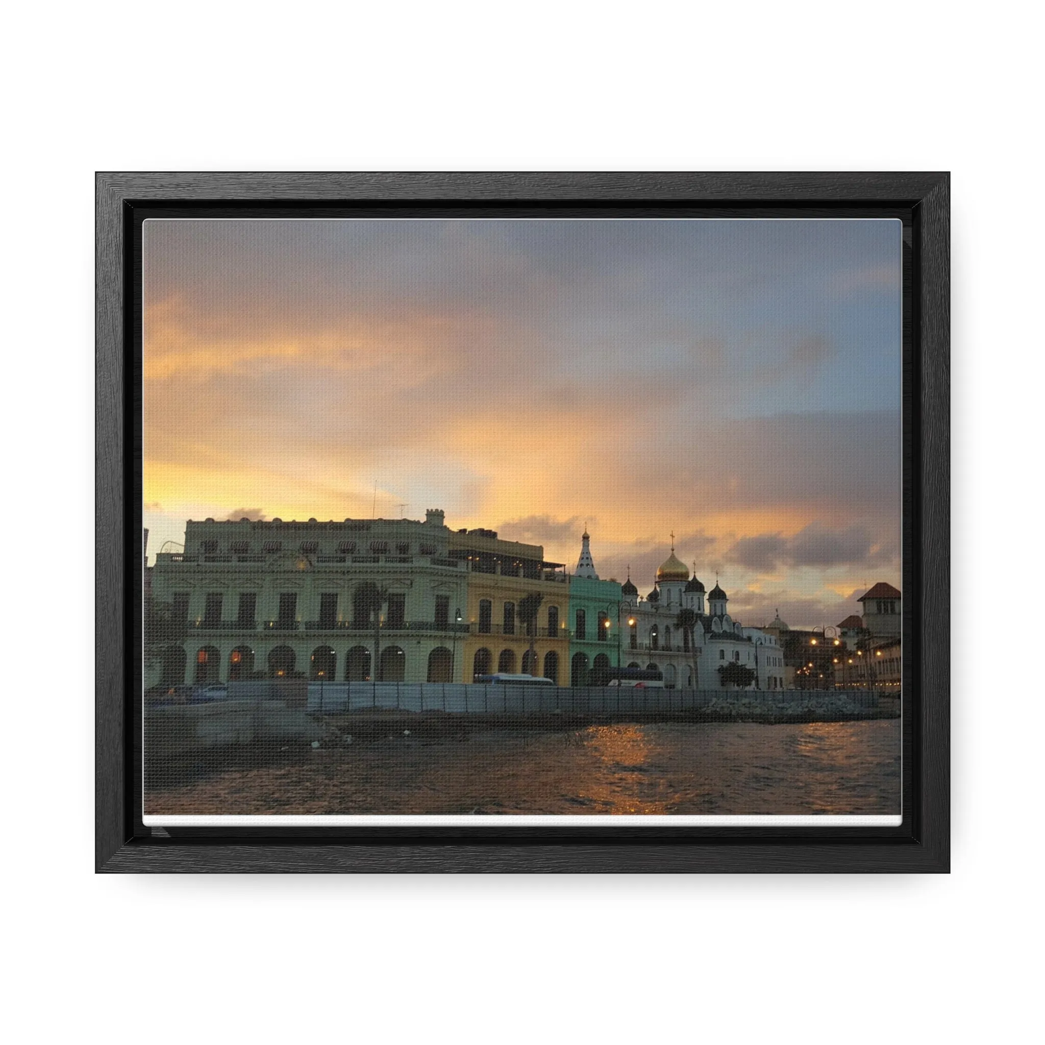 Havana Sunset on Canvas
