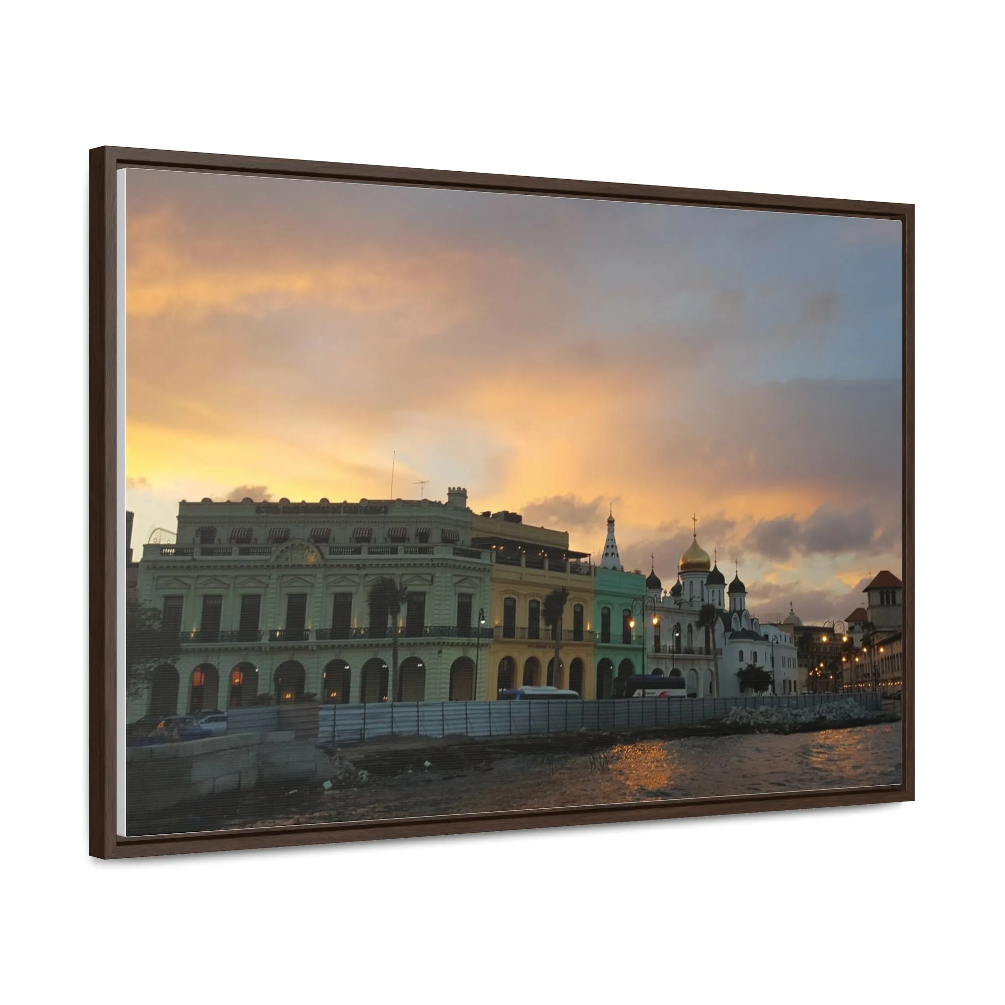 Havana Sunset on Canvas