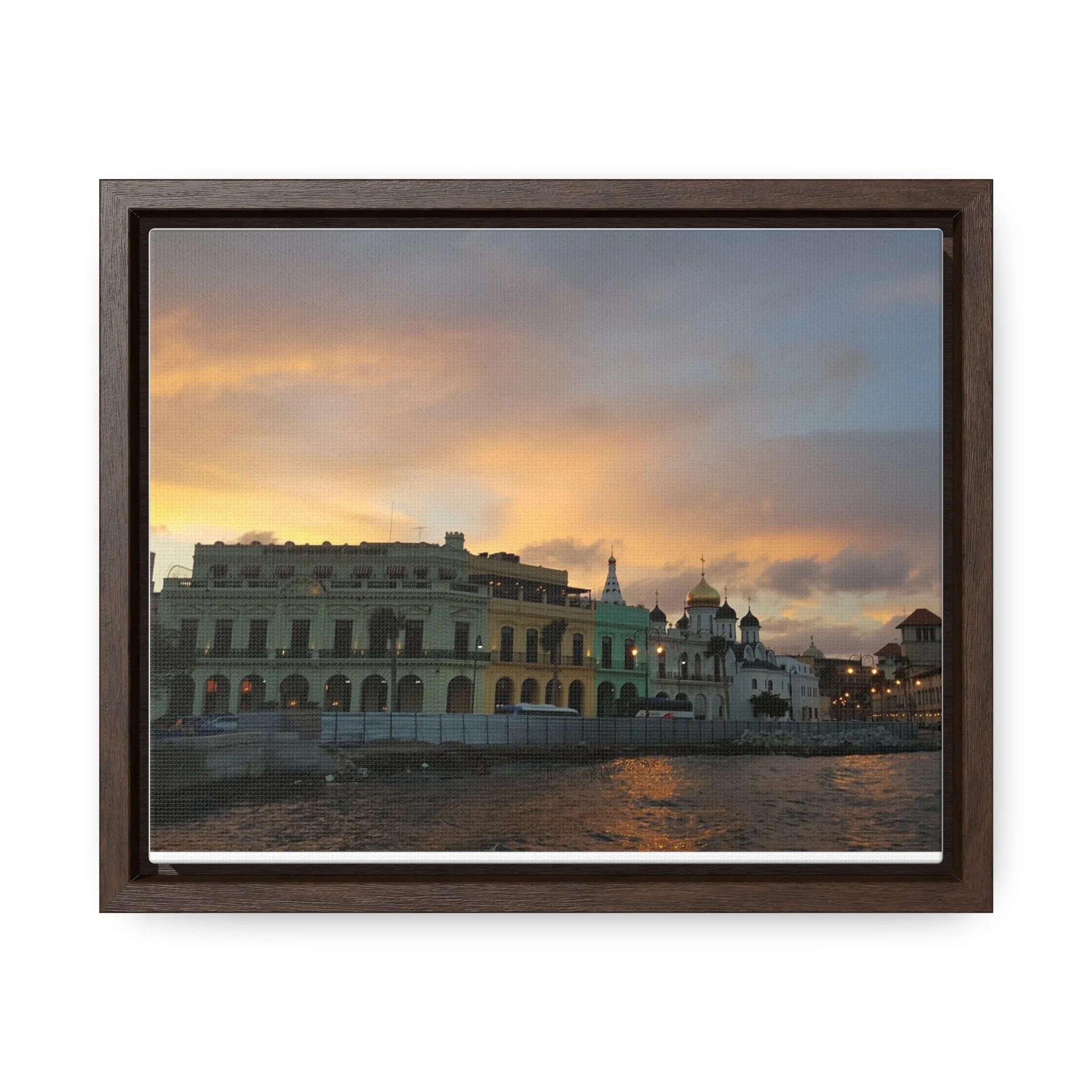 Havana Sunset on Canvas