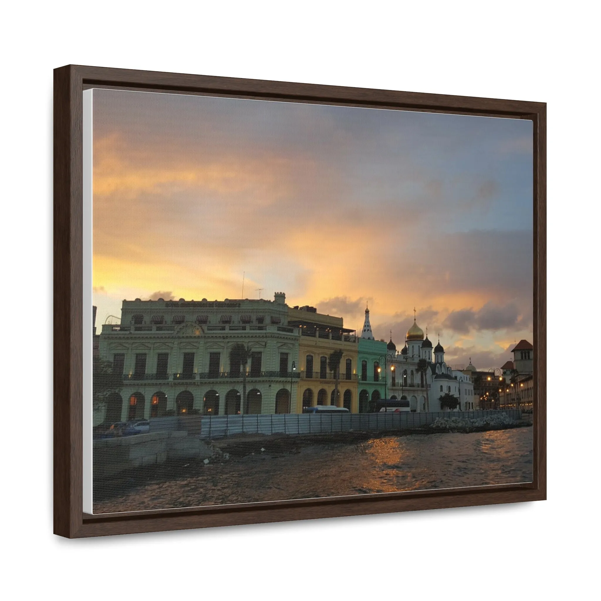 Havana Sunset on Canvas