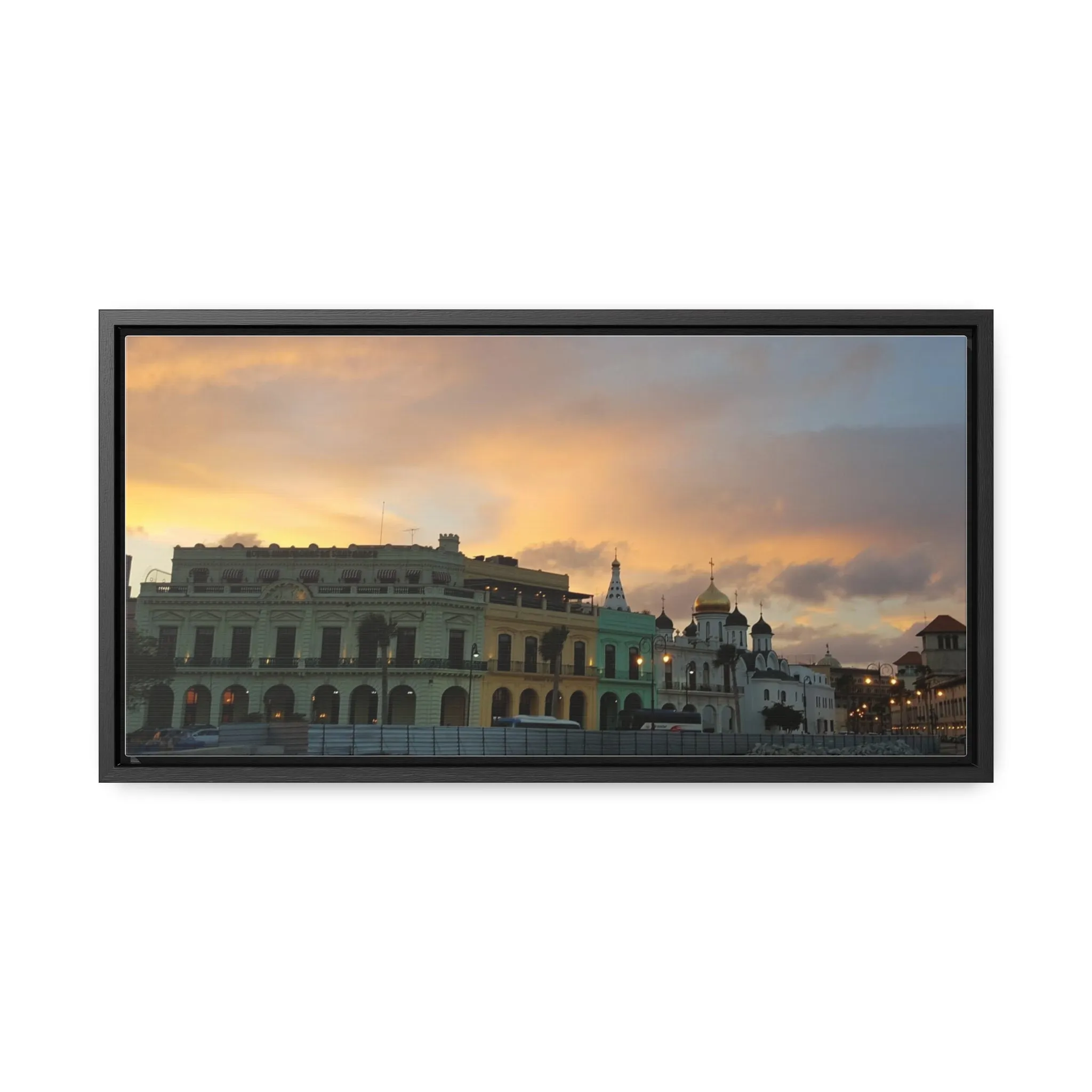 Havana Sunset on Canvas