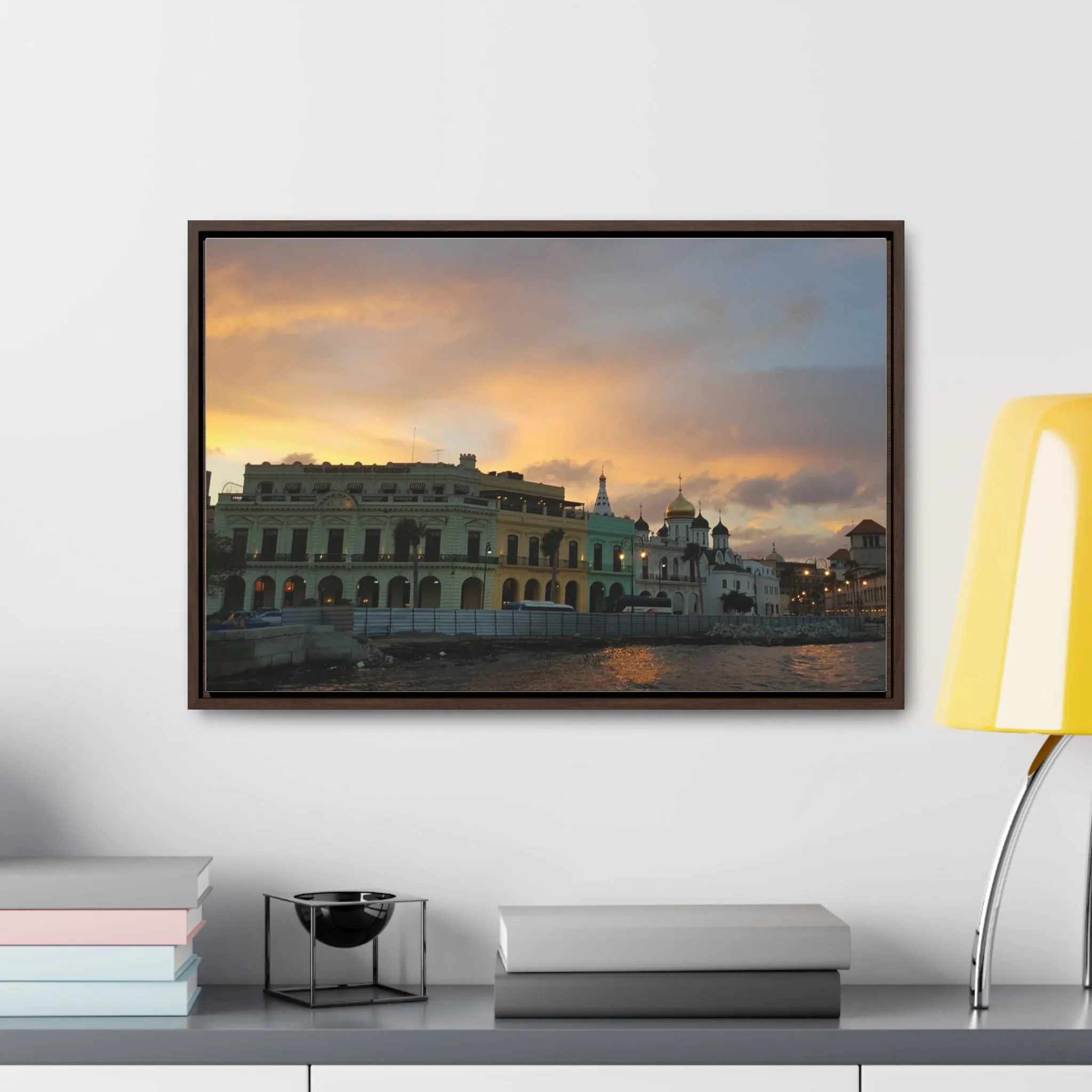 Havana Sunset on Canvas