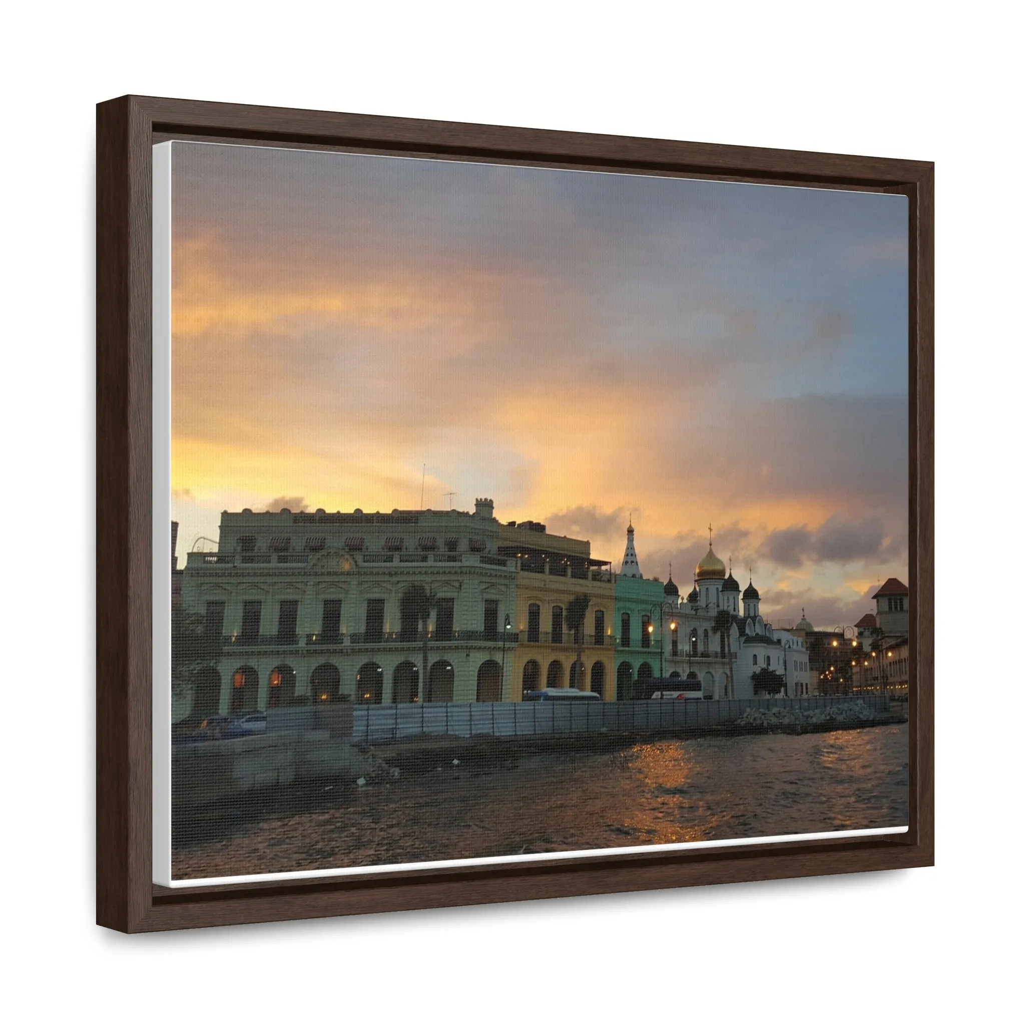 Havana Sunset on Canvas
