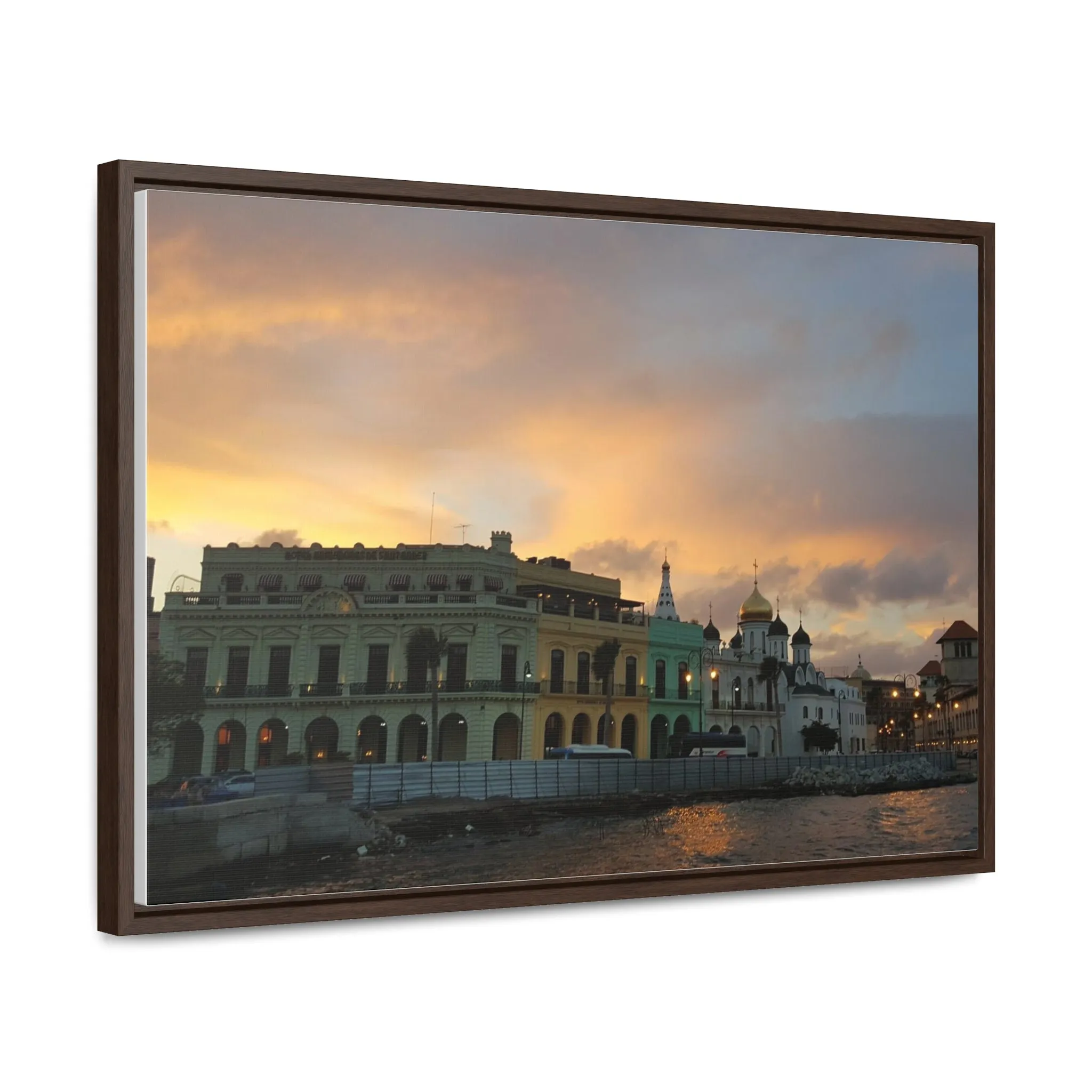 Havana Sunset on Canvas