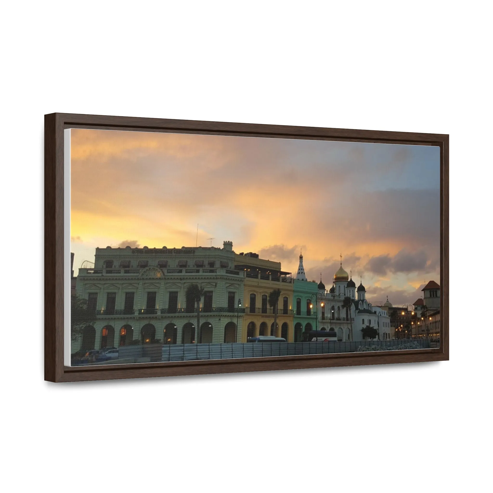 Havana Sunset on Canvas